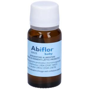 Integratore probiotico per bambini - abiflor gocce 5ml per l'equilibrio della flora batterica intestinale e il benessere intestinale
