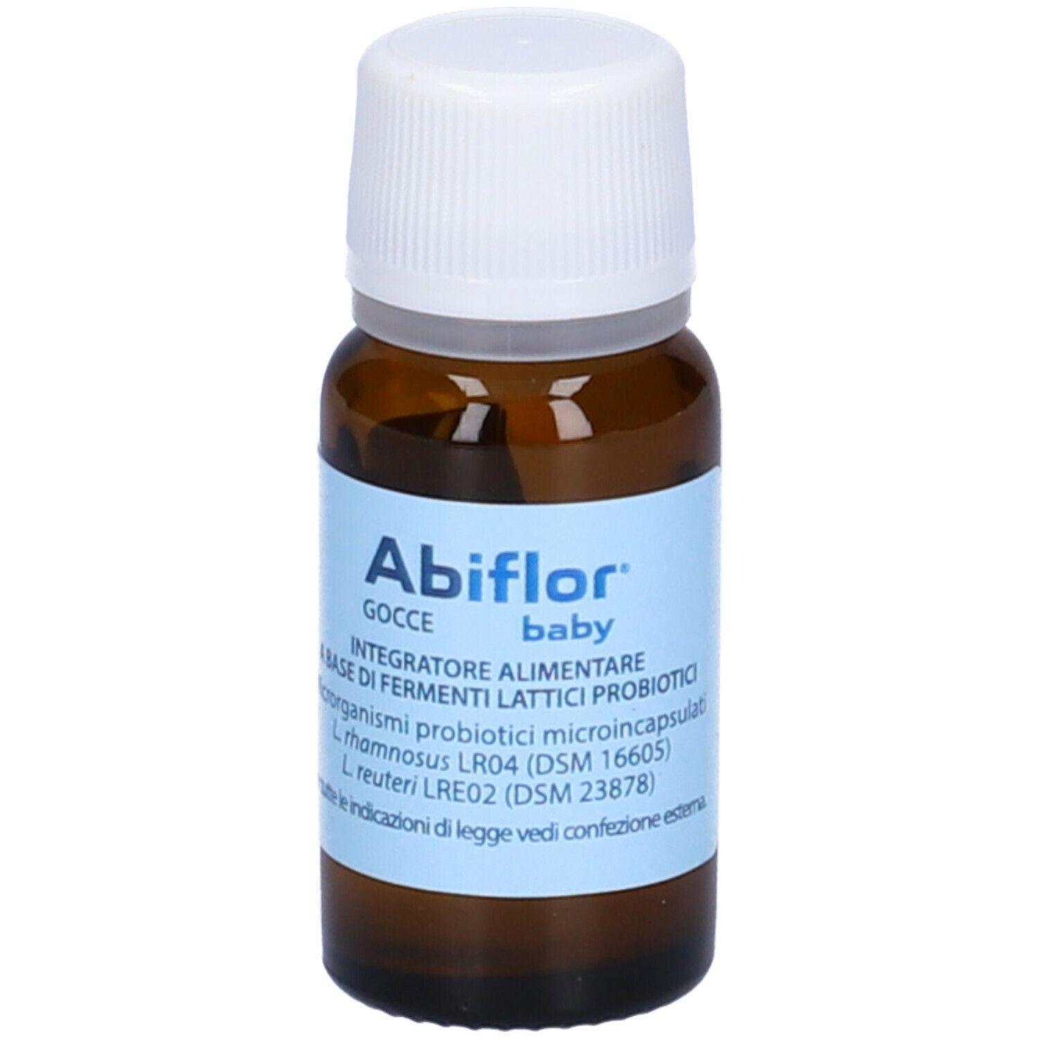aurora integratore probiotico per bambini - abiflor gocce 5ml per l'equilibrio della flora batterica intestinale e il benessere intestinale - foto 1