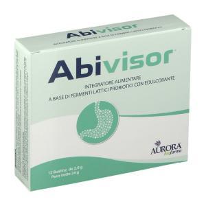 Integratore alimentare con fermenti lattici probiotici e n-acetil-l-cisteina in confezione da 12 bustine da 2g per l'equilibrio della flora intestinale
