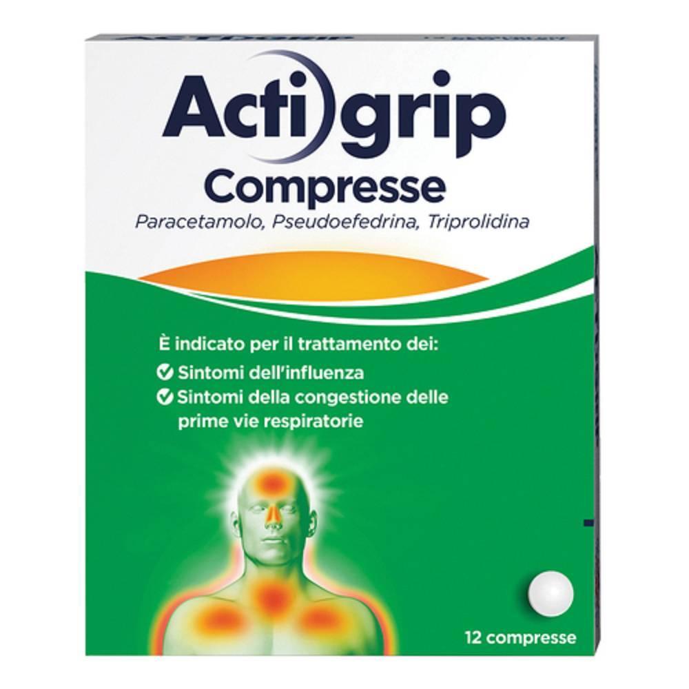 actigrip actigrip 2,5 mg + 60 mg + 500 mg - decongestionante nasale e antipiretico per raffreddore e allergie - foto 1