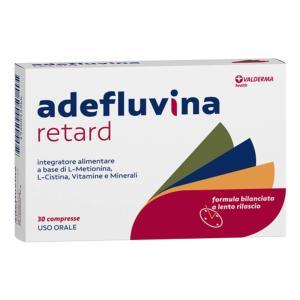Integratore alimentare adefluvina retard 30 compresse per capelli e unghie normali con vitamine e minerali a lento rilascio