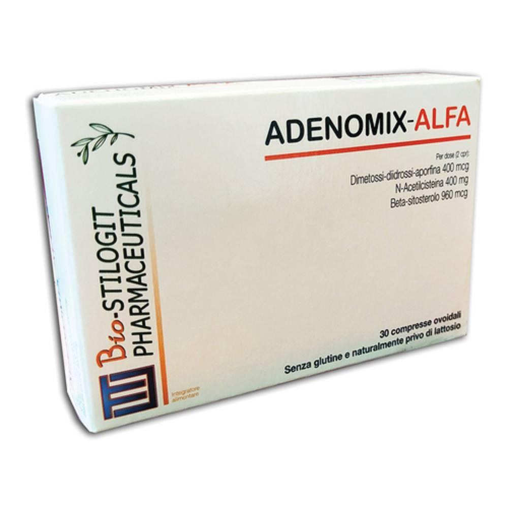 adenomix integratore adenomix alfa 30 compresse per il benessere della prostata con serenoa repens e urtica dioica - foto 1
