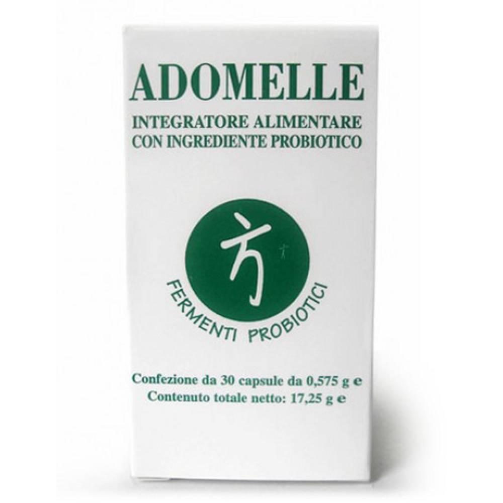bromatech integratore alimentare adomelle 30 capsule con fermenti lattici per l'equilibrio della flora intestinale e il benessere digestivo - foto 1