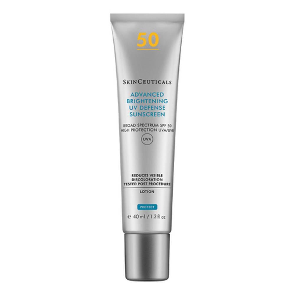 skinceuticals protezione solare advanced brightening uv defense spf 50 - combatte iperpigmentazione e uniforma l'incarnato - 50 ml - foto 1