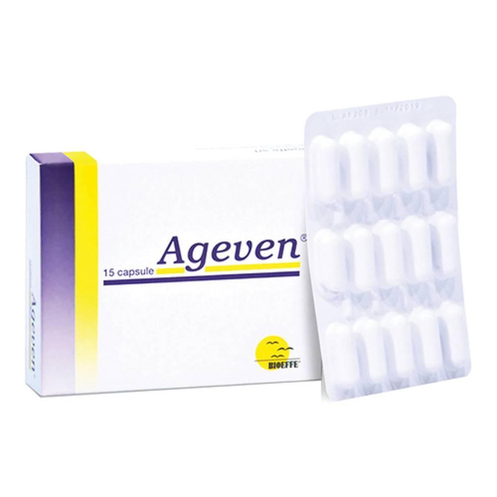 ageven integratore alimentare ageven in compresse per il supporto delle vene, utile in caso di varici, emorroidi e flebiti - confezione da 15 cps - foto 1