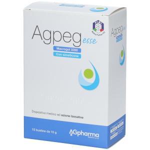 Trattamento sintomatico della stipsi con agpeg esse - 15 bustine da 10g per evacuazione intestinale e riduzione gonfiore addominale