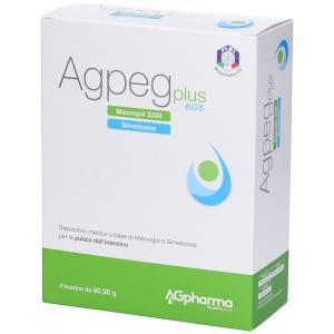Pulizia efficace dell'intestino con agpeg plus esse - dispositivo medico in confezione da 4 bustine per esami endoscopici e diagnosi accurate