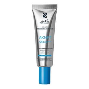 Gel cosmetico aknet azelike plus 30ml per pelle seborroica e acneica, con acido azelaico e retinoide, trattamento intensivo e non comedogeno
