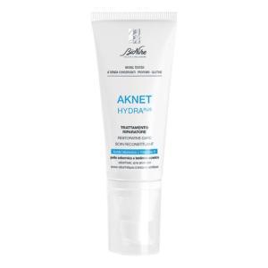 Idratante gel-crema aknet hydra plus 40ml per pelle fragile e seborroica con acido ialuronico e ceramide per comfort cutaneo