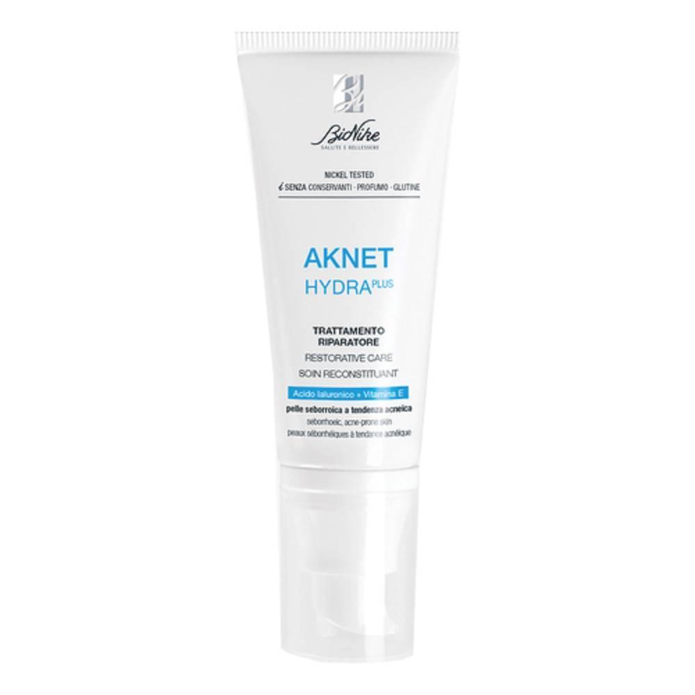 bionike idratante gel-crema aknet hydra plus 40ml per pelle fragile e seborroica con acido ialuronico e ceramide per comfort cutaneo - foto 1