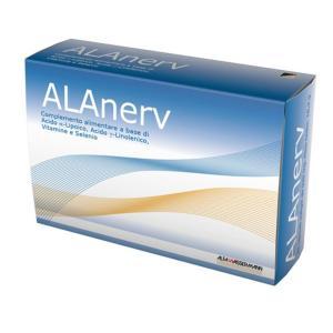 Complemento alimentare  20 capsule softgel con acido alfa-lipoico, vitamine e selenio per il sistema nervoso e antiossidante