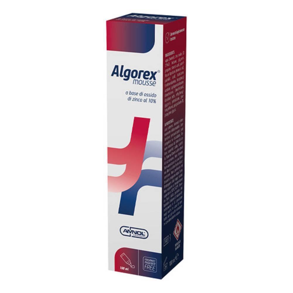 algorex mousse algorex 100ml per ridurre la perdita d'acqua della pelle e rinforzare la barriera cutanea con ossido di zinco e vitamina e - foto 1