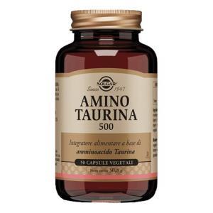Integratore di aminoacido taurina 500 mg 50 capsule vegetali per benessere metabolico e digestivo
