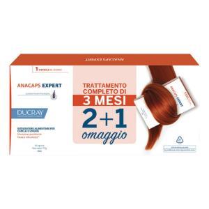 Integratore alimentare  expert per capelli e unghie - 3 confezioni da 30 capsule con biotina, amminoacidi e vitamine