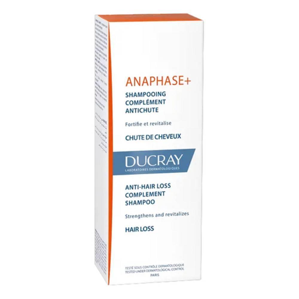 ducray shampoo anaphase+ 200 ml per trattamenti anticaduta - rinforza e nutre i capelli fragili e sottili - foto 1