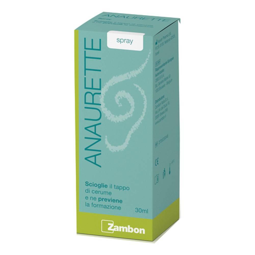 anauran spray per la prevenzione e rimozione del cerume anaurette 30ml - dispositivo medico naturale per adulti, bambini e neonati sopra i 3 mesi - foto 1