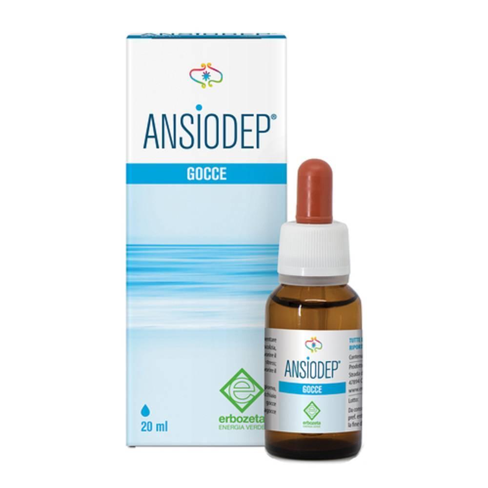 ansiodep integratore ansiodep gocce 20ml: gocce rilassanti con estratti vegetali per sonno e benessere mentale - foto 1