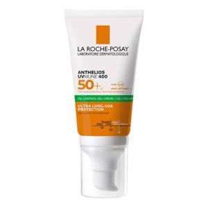 Gel-crema colorata anthelios spf50+ senza profumo per pelle sensibile, resistente all'acqua e anti-lucidità, 50 ml