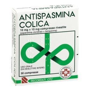 Colica compresse rivestite per il trattamento degli spasmi dolorosi dell'apparato gastro-enterico - 30 compresse