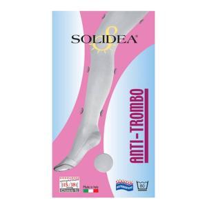 Calze antitrombo a compressione graduata per prevenzione tvp ed ep, comfort e igiene in bianco - taglie s, m, l, xl