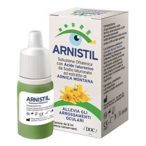 Soluzione oftalmica  8ml con acido ialuronico e arnica montano per alleviare arrossamenti oculari e idratare gli occhi