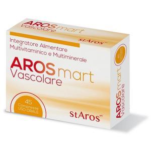 Integratore alimentare arosmart vascolare 45 compresse - supporto per cuore e circolazione con glutatione, luteina e vitamine