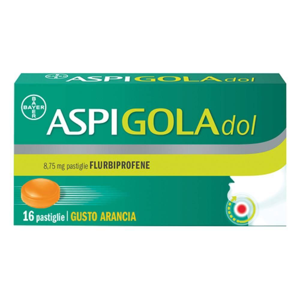 aspigola flurbiprofene 8,75 mg pastiglie gusto arancia per il trattamento del dolore e della febbre - attenzione a rischi e controindicazioni - foto 1