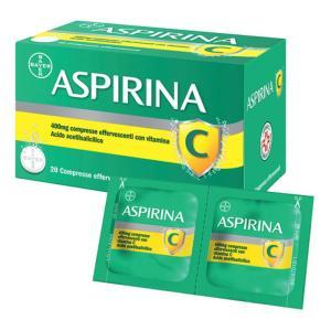 400 mg compresse effervescenti con vitamina c per il trattamento di febbre e dolori, 20 compresse