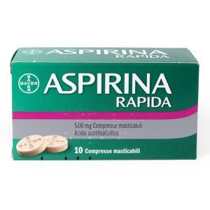 Rapida 500 mg compresse masticabili per mal di testa, dolori muscolari e stati febbrili - 10 compresse