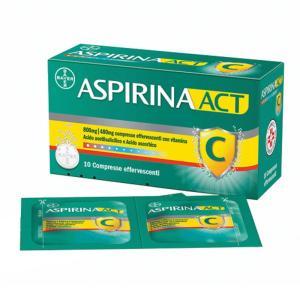 Act 800 mg/480 mg compresse effervescenti con vitamina c per dolore e febbre, uso negli adulti e adolescenti sopra i 16 anni
