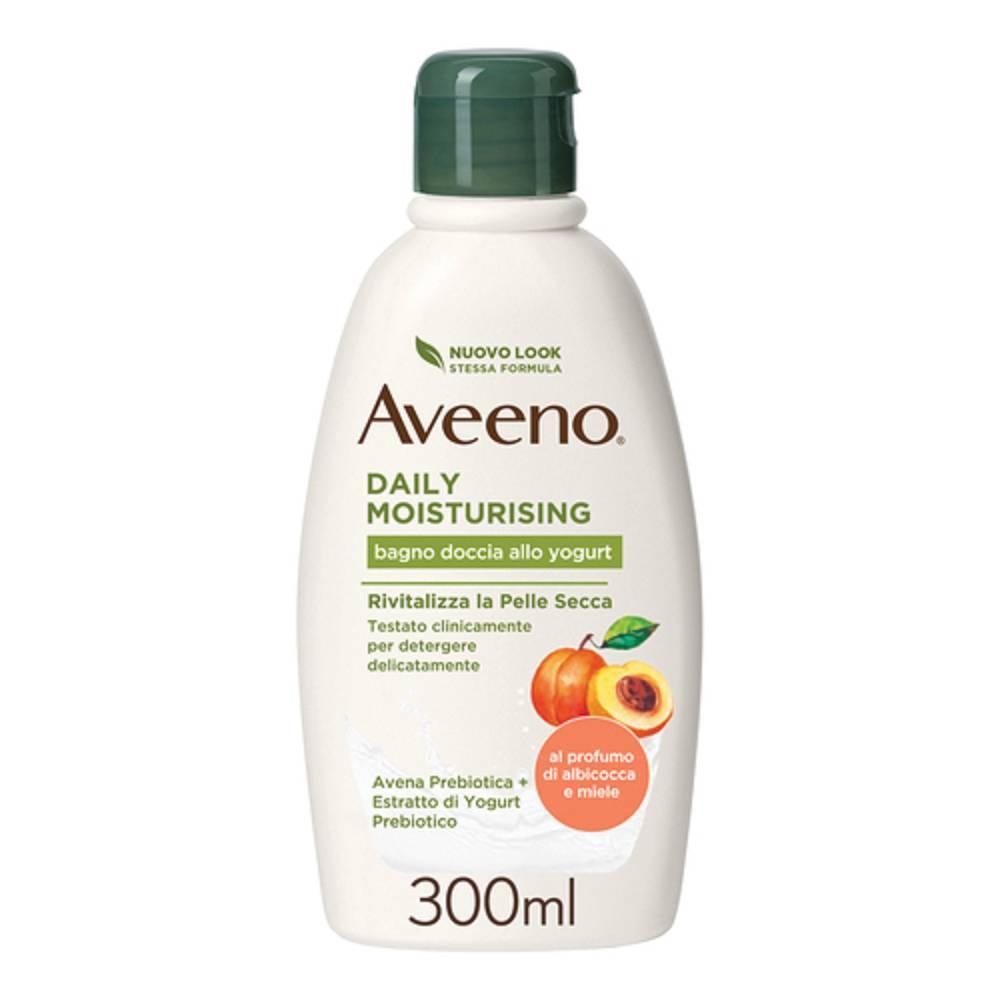 aveeno bagno doccia allo yogurt con avena e albicocca 300ml - delicatezza per pelle sensibile e profumo avvolgente - foto 1
