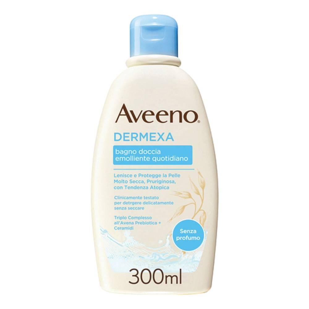 aveeno bagno doccia emolliente dermexa 300ml per pelle secca e sensibile - aveeno dermexa daily body wash - foto 1