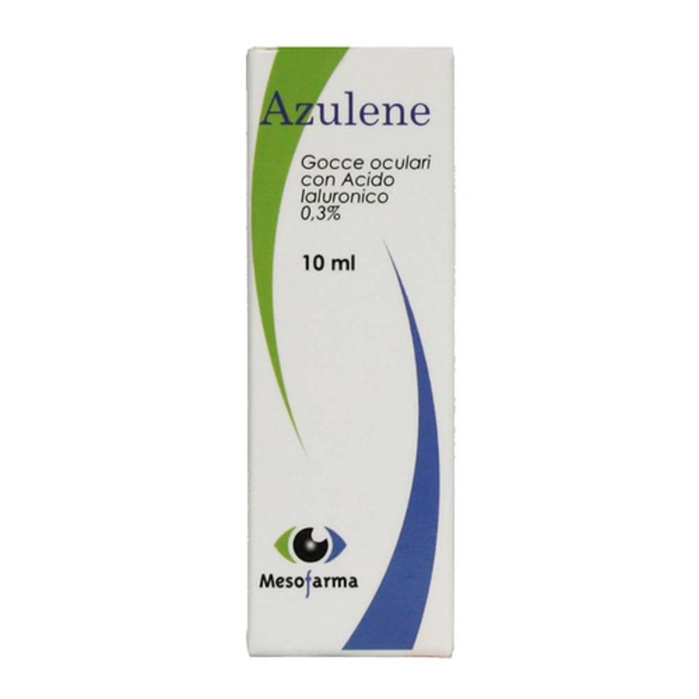azulene gocce oculari azulene 10ml per lubrificazione e idratazione della superficie oculare con acido ialuronico e edta - foto 1