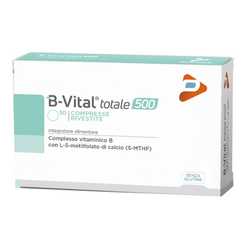b-vital integratore polivitaminico b-vital totale 500: 30 compresse con vitamine b per energetico metabolismo e funzione nervosa - foto 1