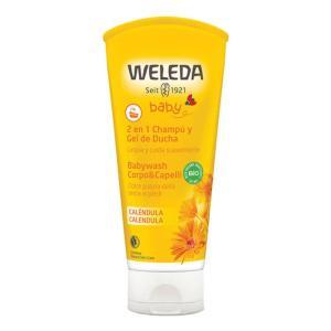 Babywash calendula 200ml - detergente cremoso 2 in 1 per corpo e capelli, delicato e idratante per pelli sensibili