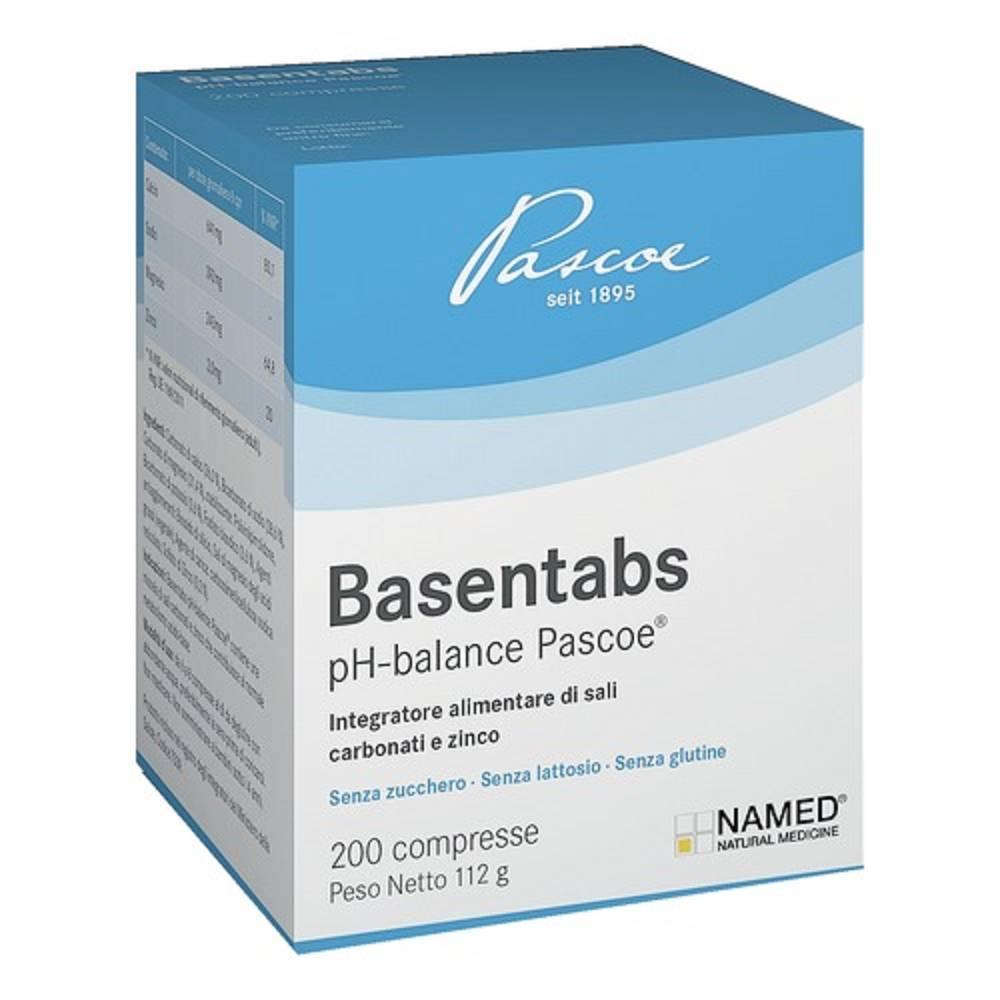 named integratore alimentare basentabs 100 compresse per equilibrio acido-base con calcio, magnesio, sodio e potassio - foto 1