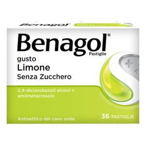 Pastiglie  gusto limone senza zucchero - antisettico per gola e respirazione, sicuro per adulti e bambini sopra i 6 anni