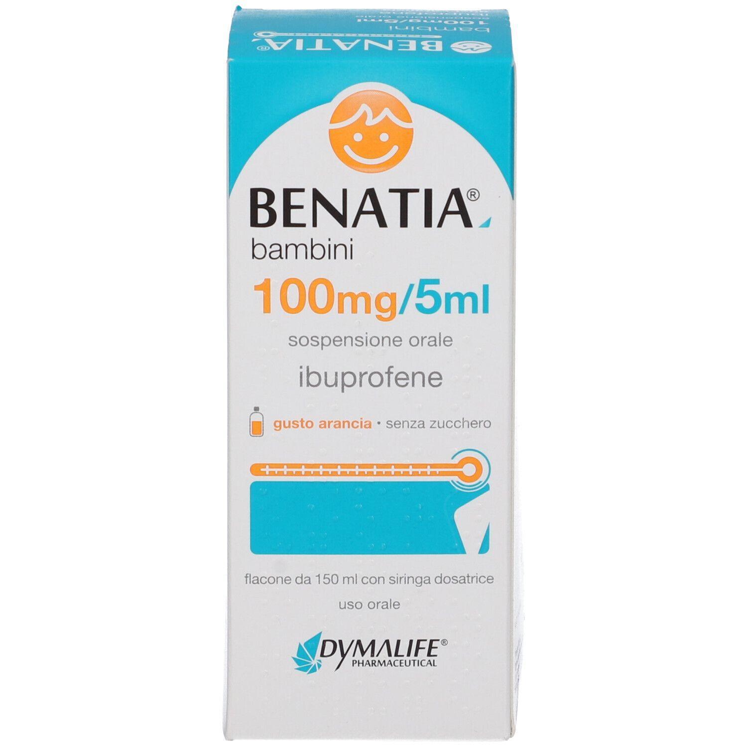 benatiabb benatiabb 150ml 100mg/5ml arancia - foto 1
