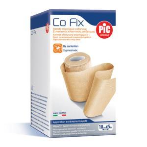 Benda elastica coesiva compressiva pic co fix 10 cm x 5 m - resistente e facile da applicare per una leggera compressione