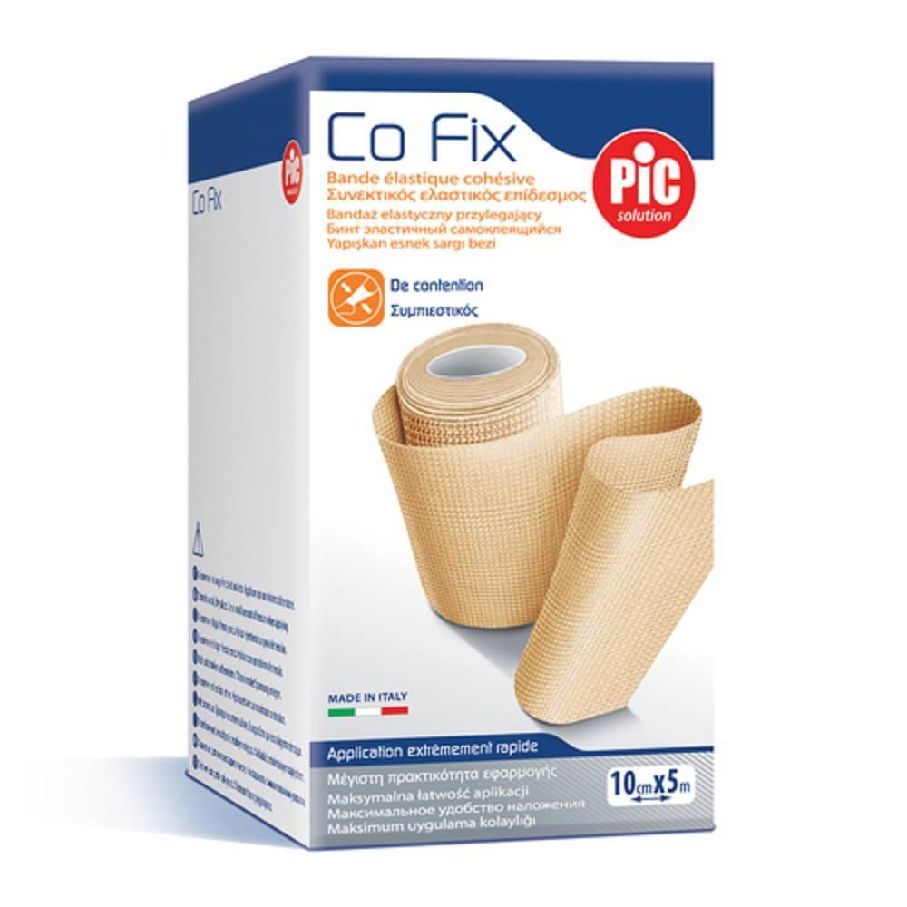 pic solution benda elastica coesiva compressiva pic co fix 10 cm x 5 m - resistente e facile da applicare per una leggera compressione - foto 1
