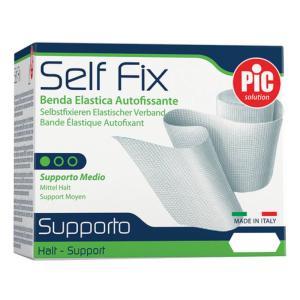 Benda pic self-fix 10x4 metri - benda elastica autoaderente per fissaggio facile e supporto in caso di distorsioni e slogature