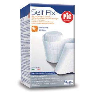 Benda elastico autoaderente self-fix 4x4 metri per fissaggio facile e supporto leggero in caso di distorsioni e slogature
