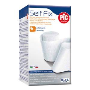 Benda elastica autoaderente self-fix 6x4 m per fissaggio facile e veloce, ideale per supporto in caso di distorsioni e slogature