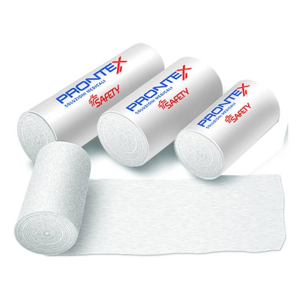 prontex benda prontex in cotone germania da 10 cm - benda ortopedica in fibra sintetica per fasciature sottogesso, 4 metri di lunghezza - foto 1