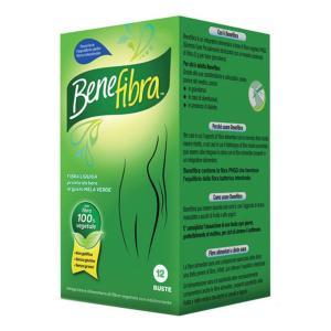 Integratore alimentare  liquida 60ml in confezione da 12 buste per favorire l'equilibrio della flora batterica intestinale gusto mela verde