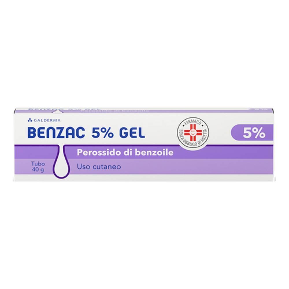 benzac gel antiacne benzac 40g 5% - trattamento efficace per pelle a tendenza acneica con perossido di benzoile - foto 1