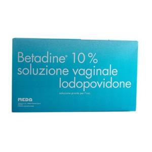 Disinfettante vaginale  10% con iodopovidone - soluzione per igiene intima e trattamento antinfettivo 5 flaconi + 5 fialoidi + 5 cannule