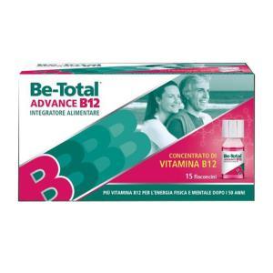 Integratore alimentare  advance b12 15 flaconcini per sostegno energetico e cognitivo con vitamina b12, niacina e zinco
