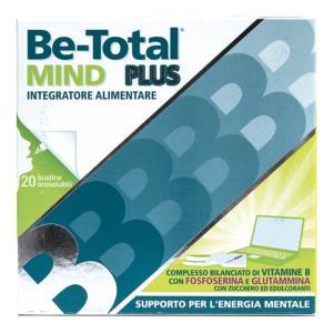 Integratore alimentare  mind plus in bustine per sostenere la funzione psicologica e ridurre stanchezza mentale - 20 bustine da 2,5 g