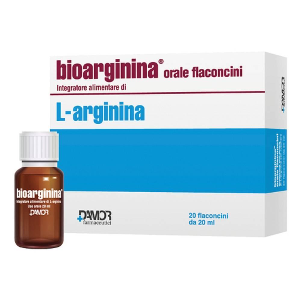 bioarginina integratore alimentare di l-arginina bioargentina orale in flaconcini da 20ml per supporto immunitario e metabolismo dell'azoto - foto 1